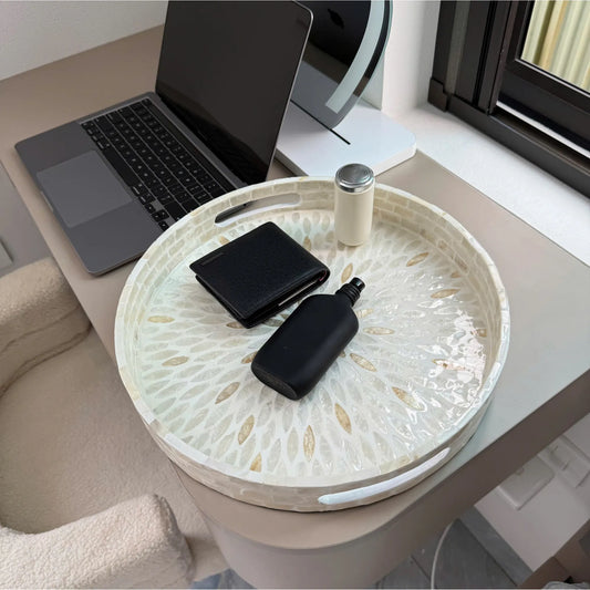 5 Beautiful Ways to Decorate Your Home with a Mother of Pearl Tray